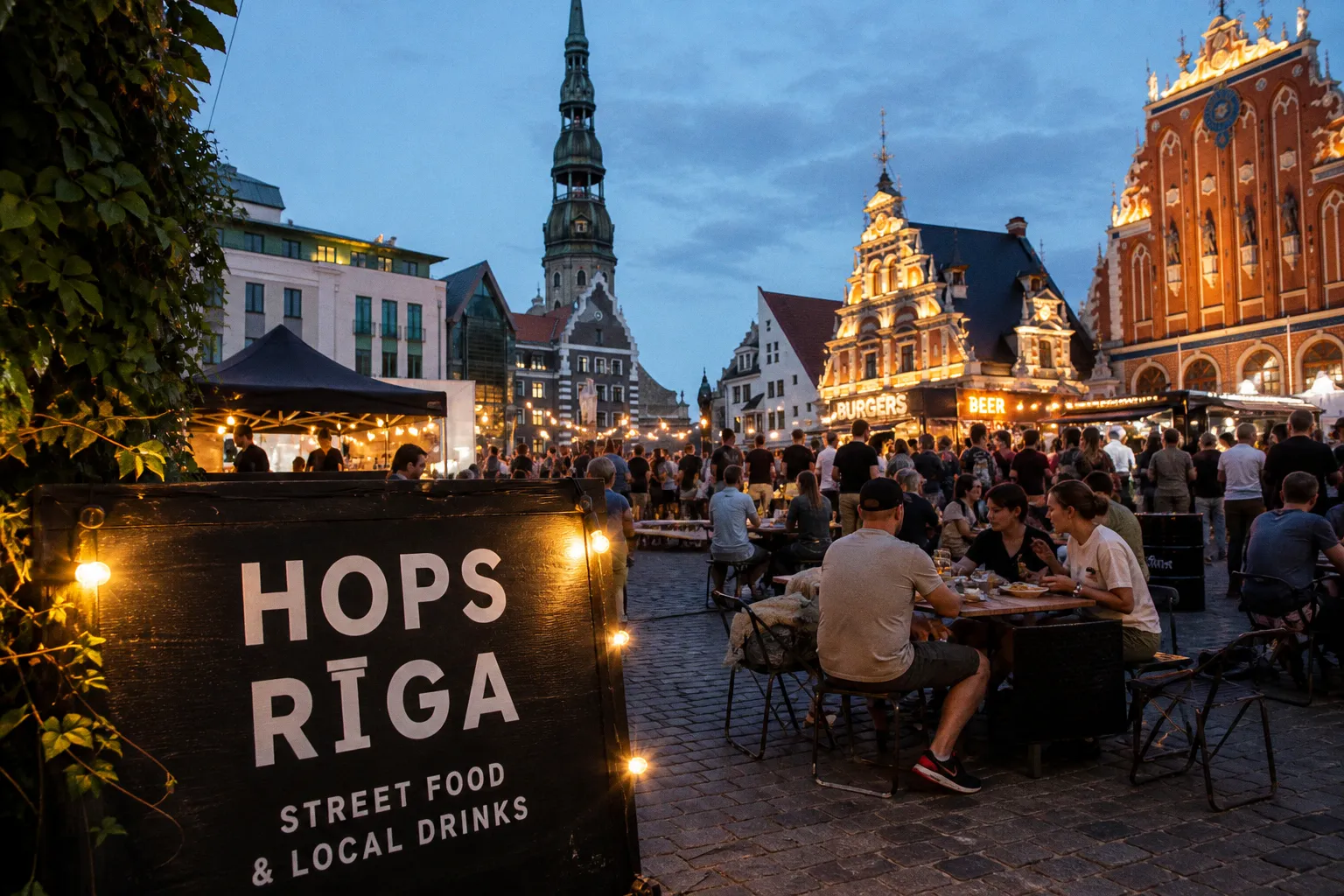 Фестиваль HOPS Rīga: четыре дня уличной еды и крафтового пива в центре столицы