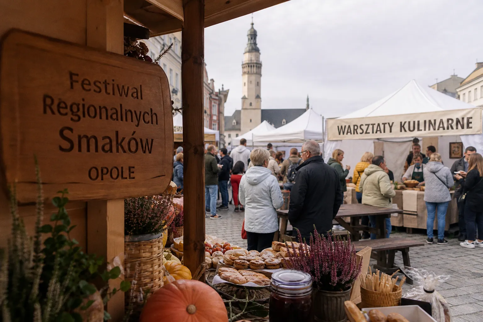 Фестиваль региональных вкусов в Ополе: фермерские продукты и мастер-классы на Плац Коперника