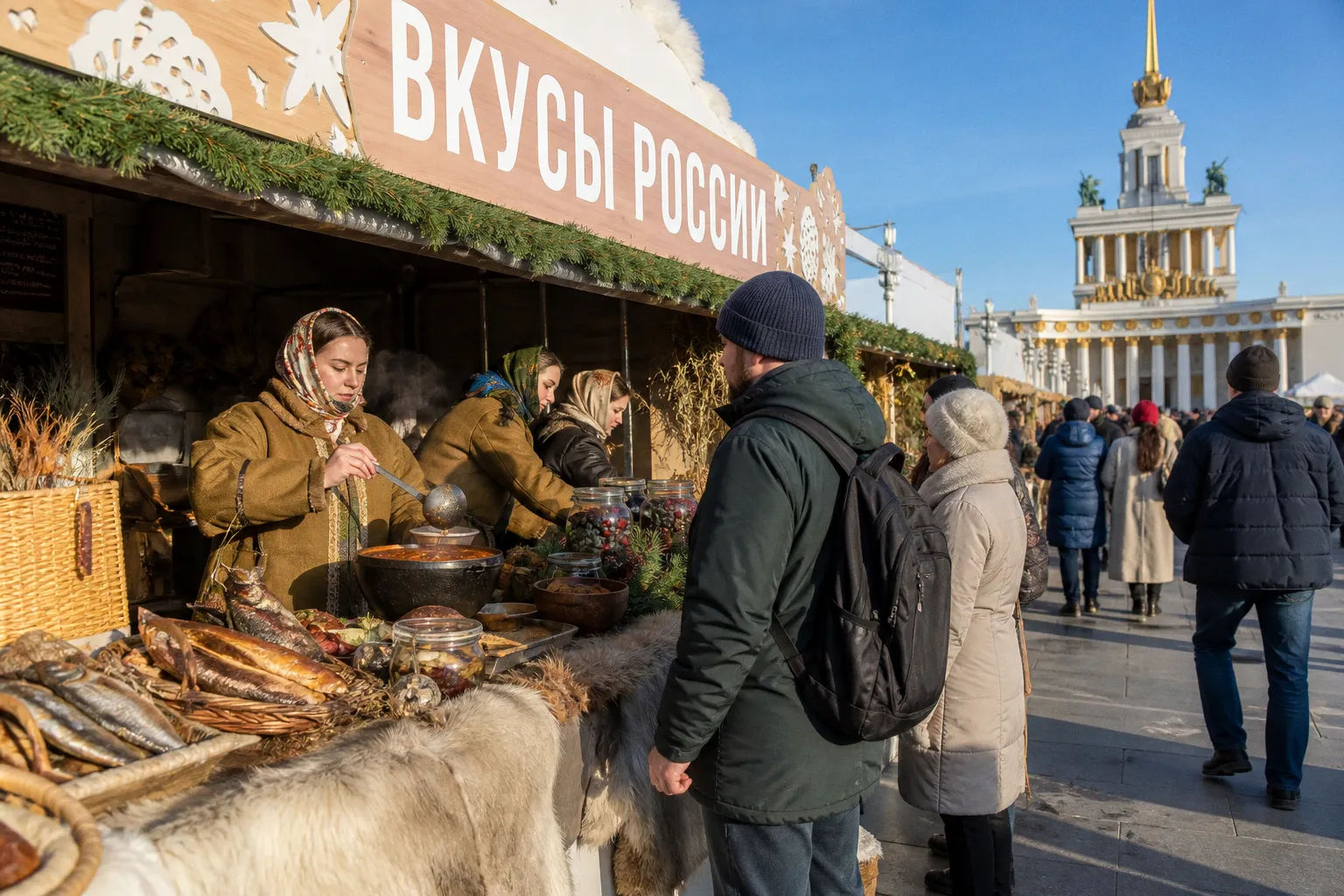 Гастрономический гид по фестивалю «Вкусы России»: от ягеля до крабовой ухи