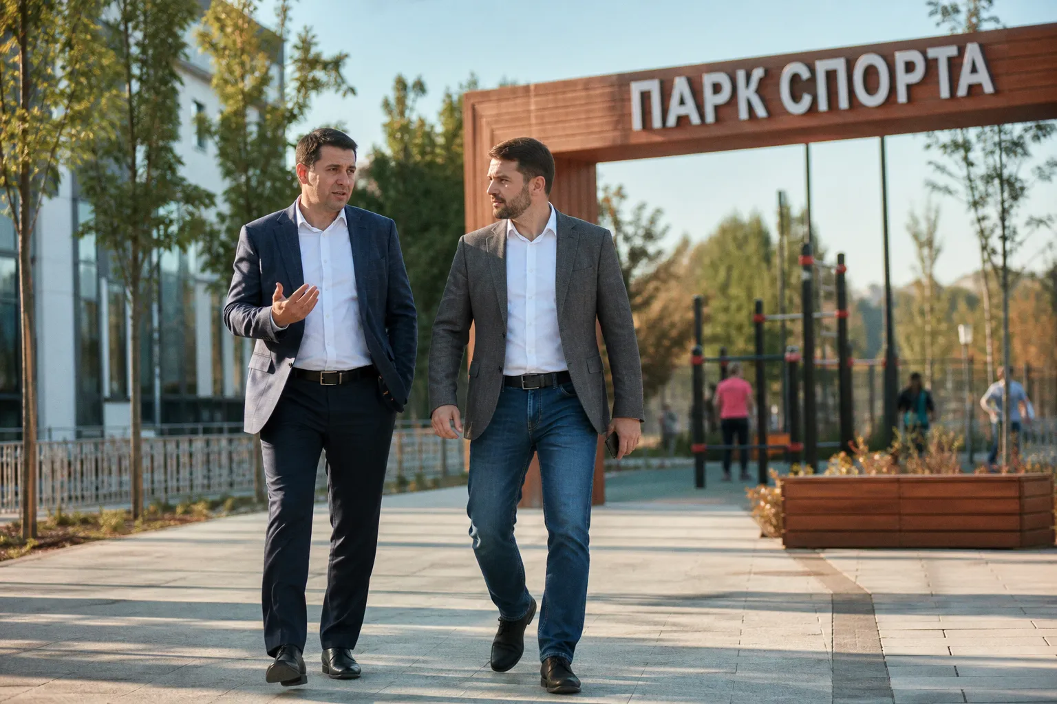 Новый сквер для спорта и отдыха