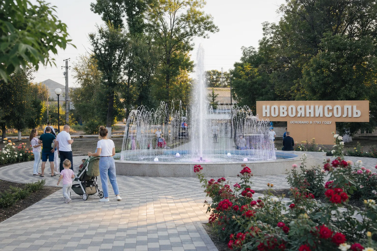 В селе Новоянисоль начали обустройство первой общественной зоны для семейного отдыха